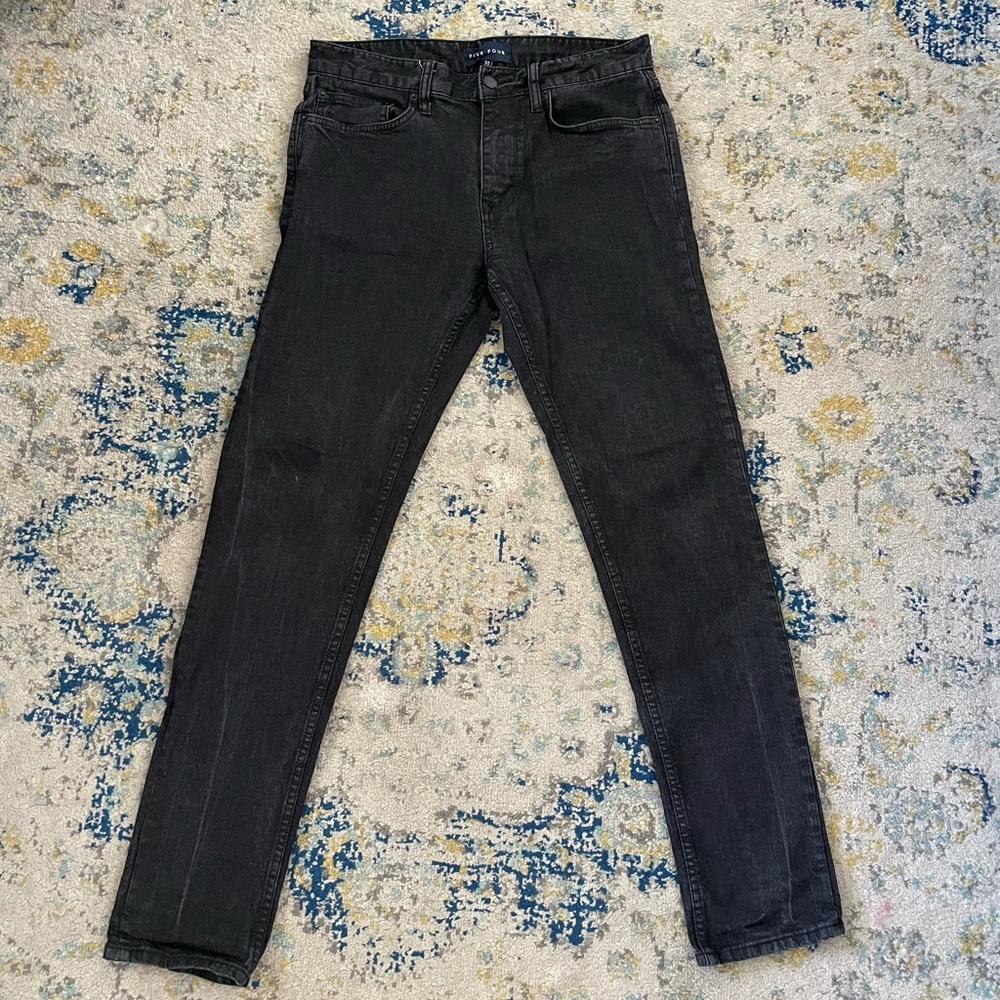Men’s Five Four 32W Black Jeans Slim Straight